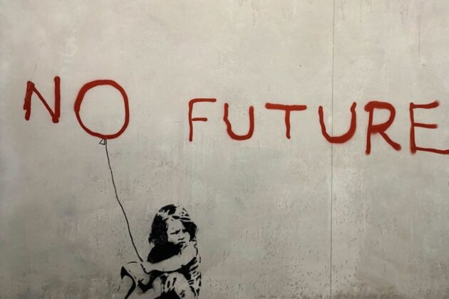 Bansky in Verona, "No Future"