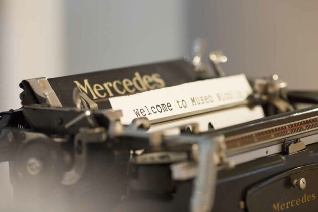 Museo Nicolis, Mercedes Typewriter. Ph © Comparotto
